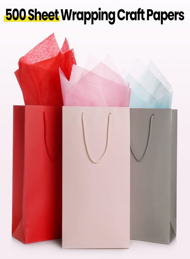 Yahenda 500 Sheets 26 x 20 Inch Colored Tissue Paper Bulk for Gift Wrapping Supplies 25 Color Wrapping Tissue for Gift Bas Decor Craft Packaging Birthday Wedding Baby Shower Festival DIY Art Decor - Image 5